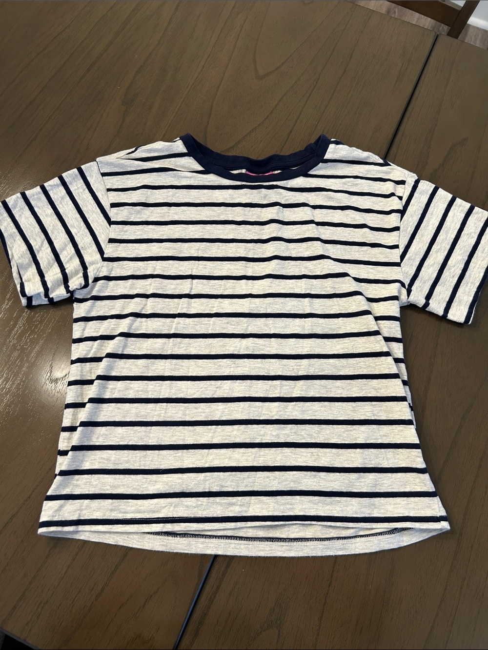 eye candy Navy Stripe Short-Sleeve Tee